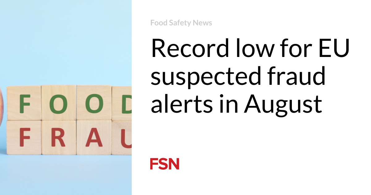 Record low for EU suspected fraud alerts in August