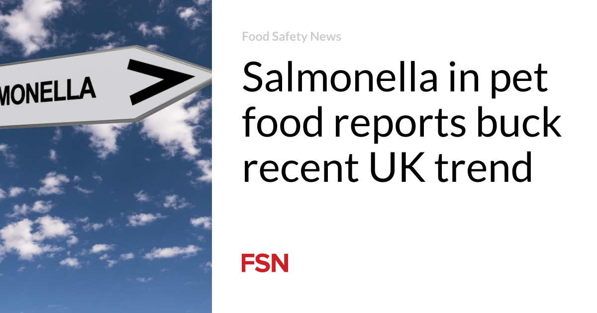 Salmonella in pet food reports buck recent UK trend