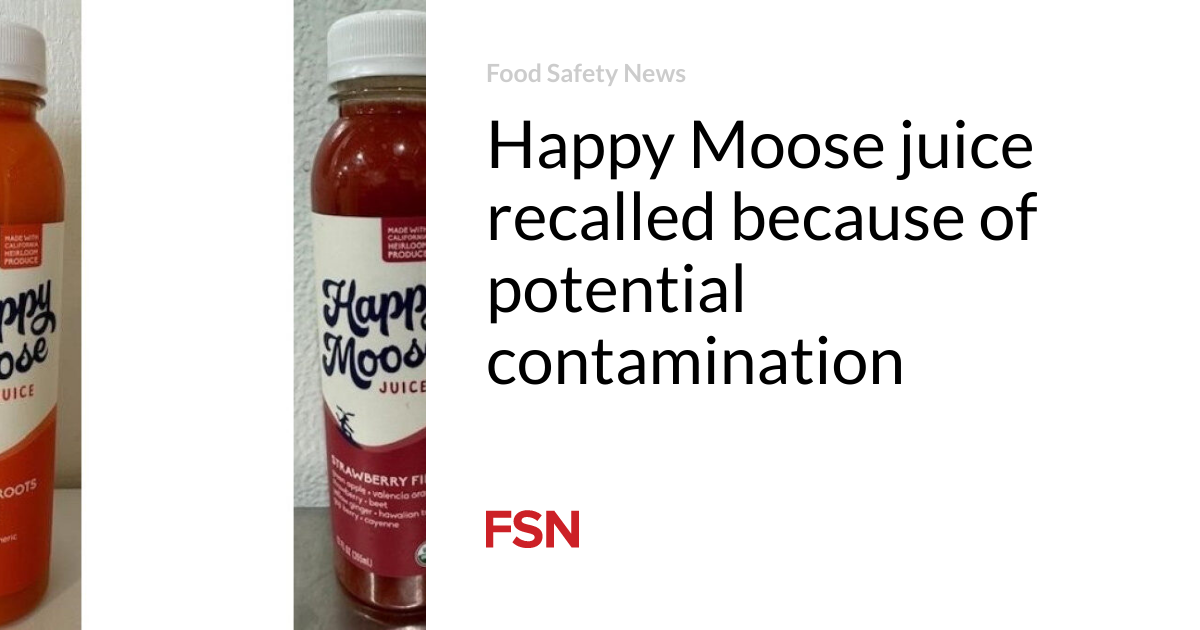 Delighted Moose juice recalled because of potential contamination